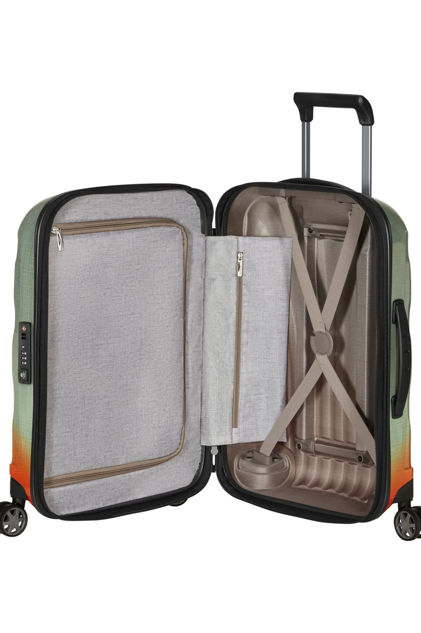 C-Lite - Trolley espandibile (4 ruote) 55cm