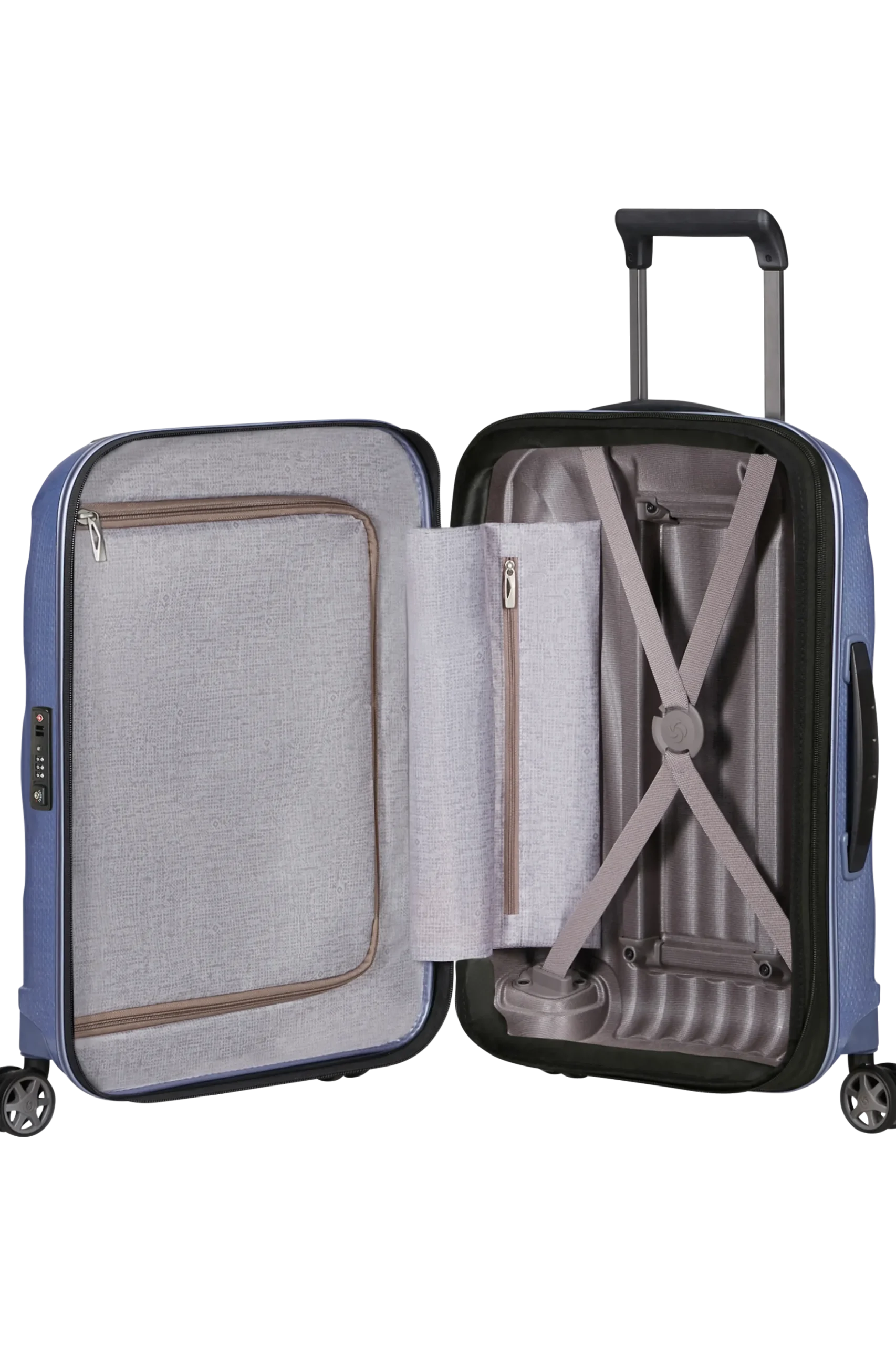 C-Lite - Trolley espandibile (4 ruote) 55cm