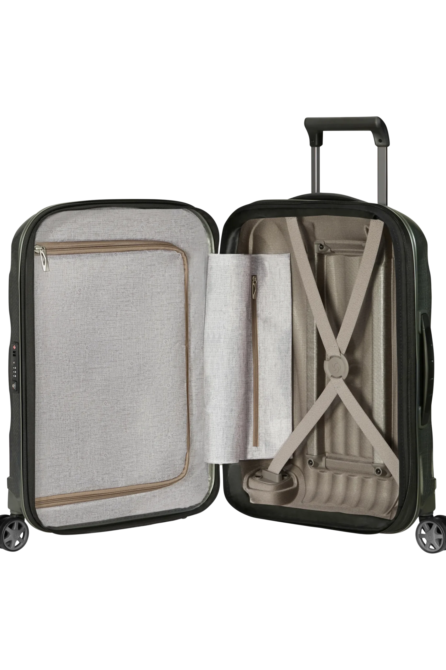 C-Lite - Trolley espandibile (4 ruote) 55cm