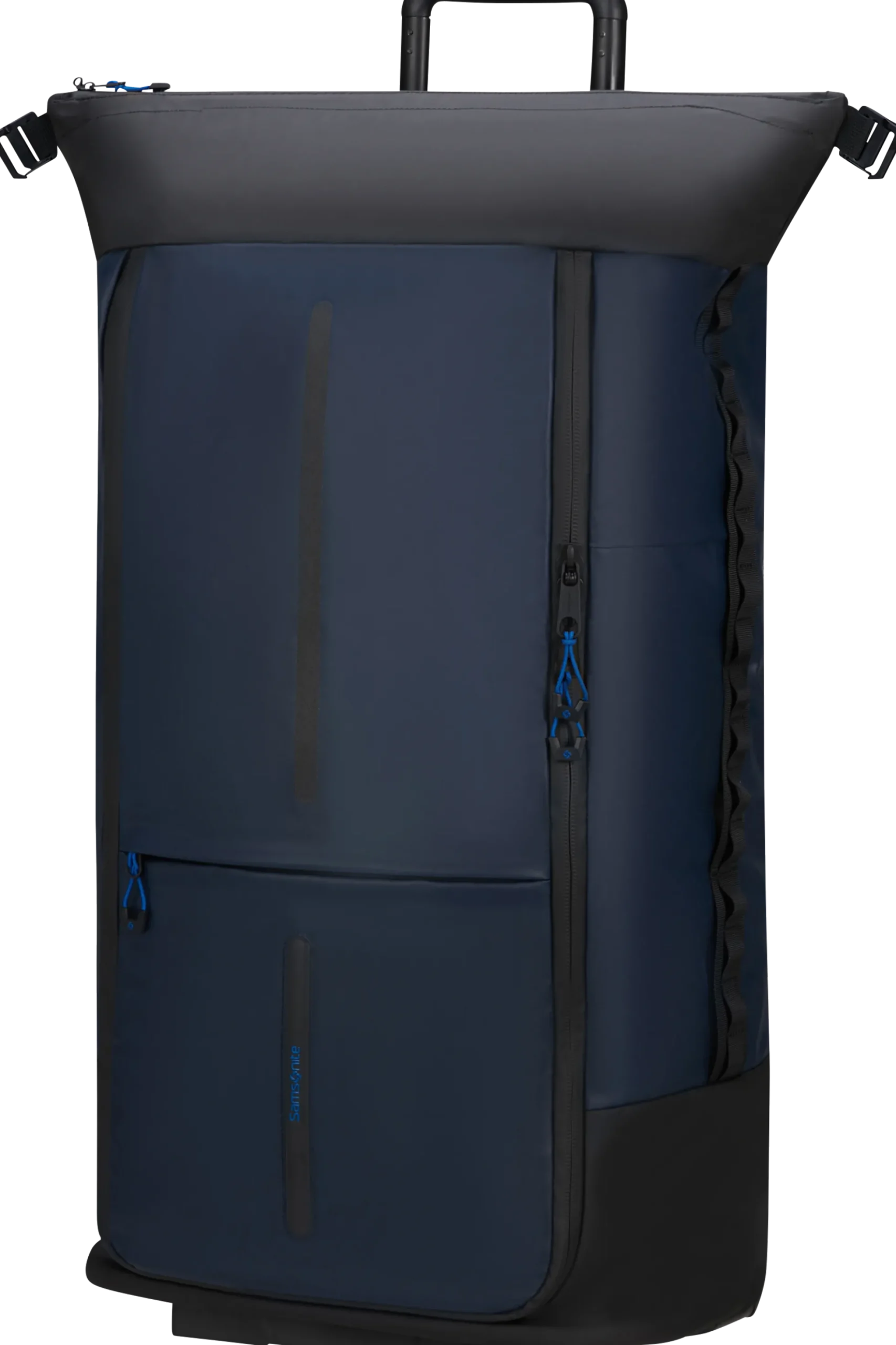 Ecodiver - Borsone pieghevole con ruote 4-in-1