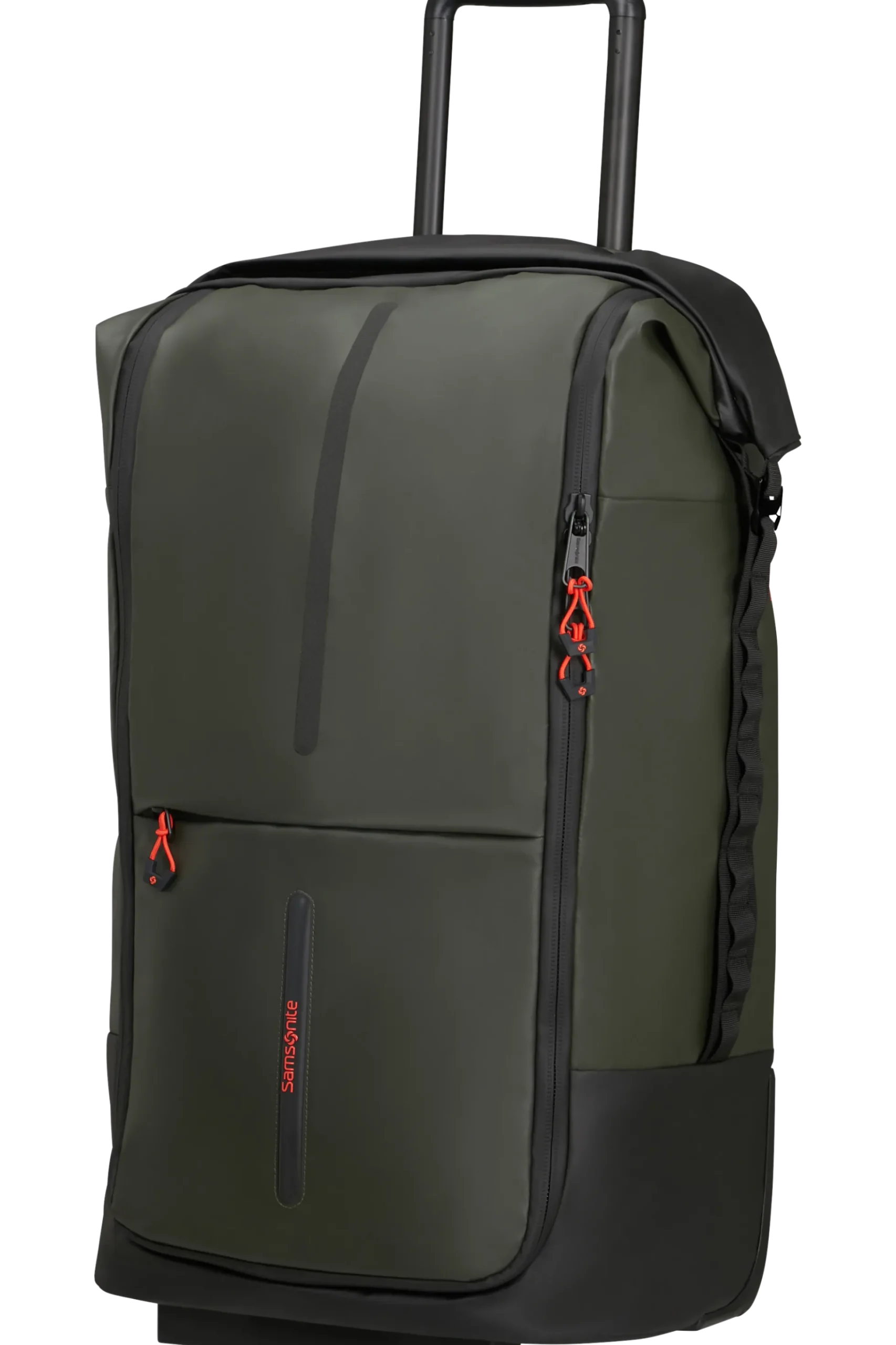 Ecodiver - Borsone pieghevole con ruote 4-in-1