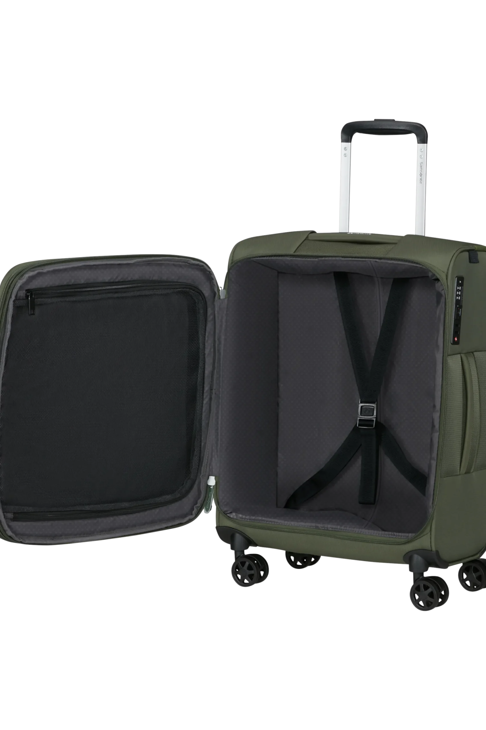 GoTwist - Trolley espandibile (4 ruote) 55cm