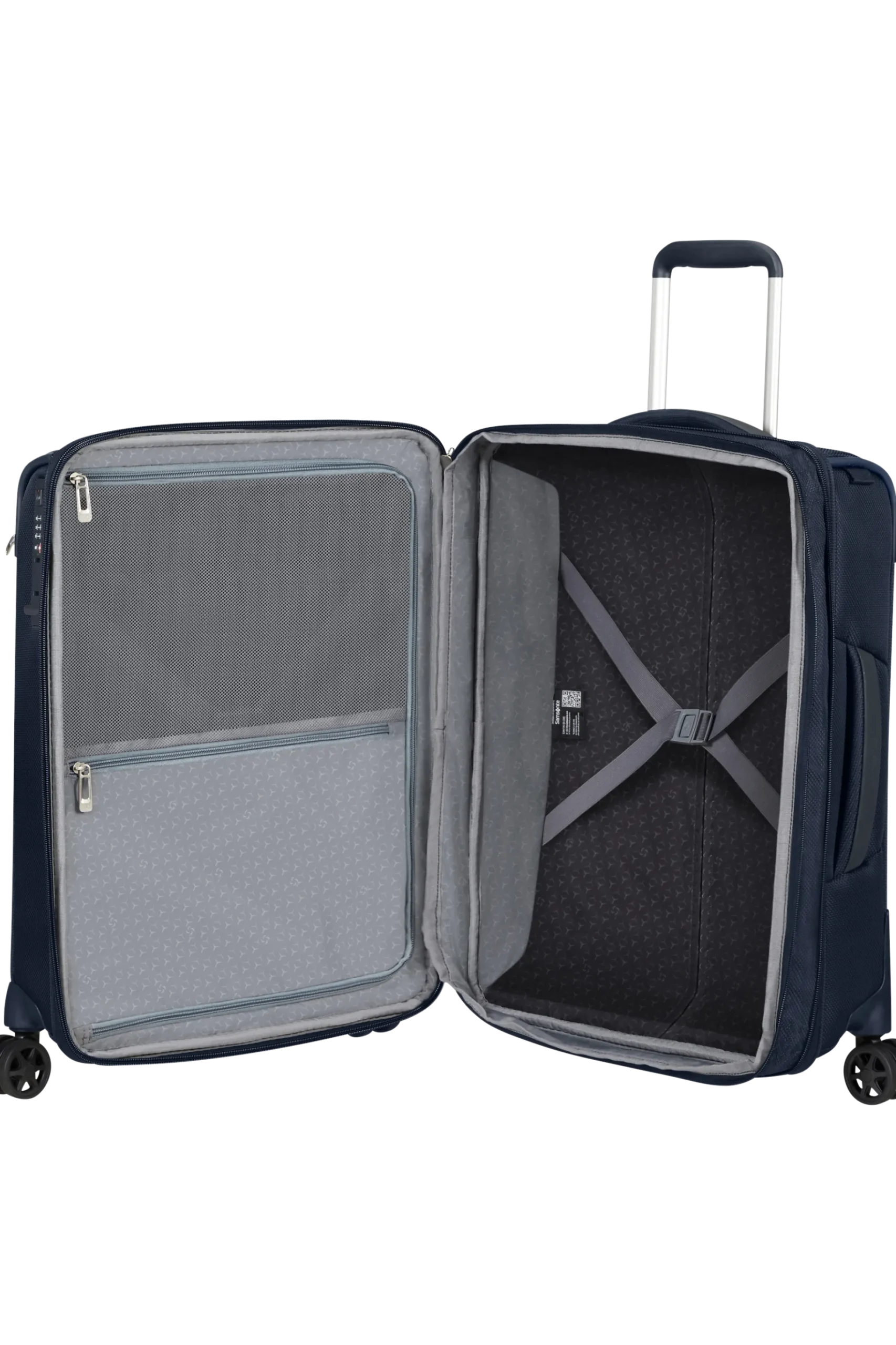 Respark - Trolley espandibile (4 ruote) 55cm