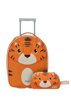 TIGER TOBY SET 3 - (Valigia (2 ruote) 45cm + Astucci)