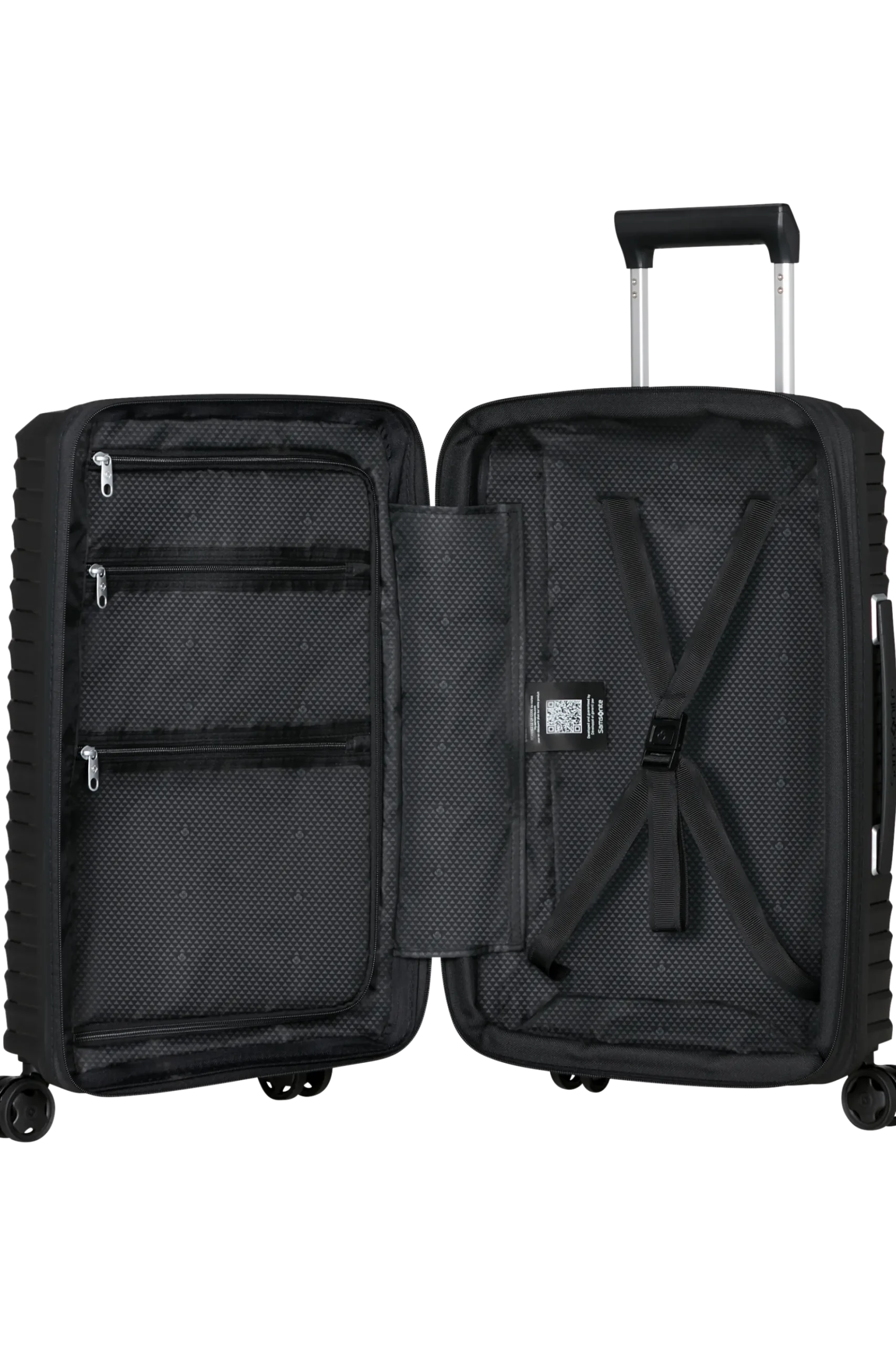 Upscape - Trolley espandibile (4 ruote) 55cm