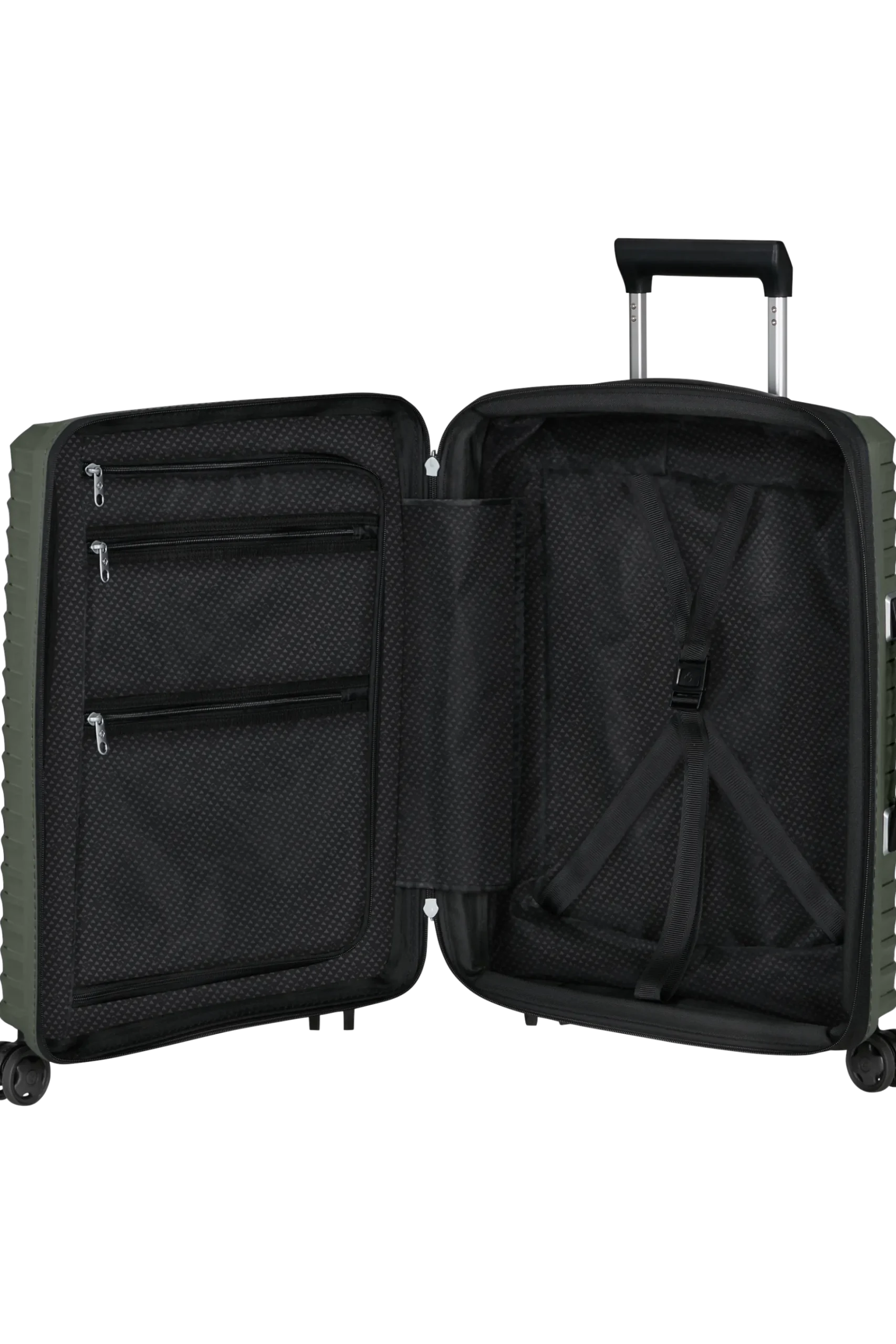 Upscape - Trolley espandibile (4 ruote) 55cm