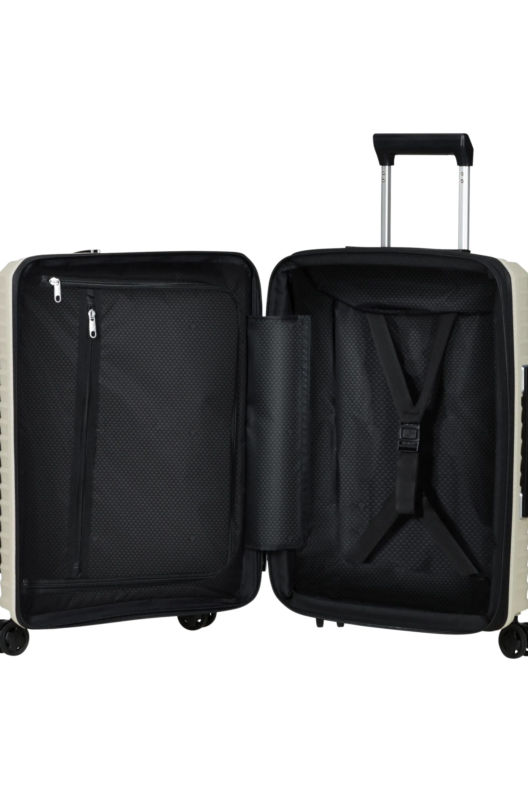 Upscape - Trolley espandibile (4 ruote) 55cm